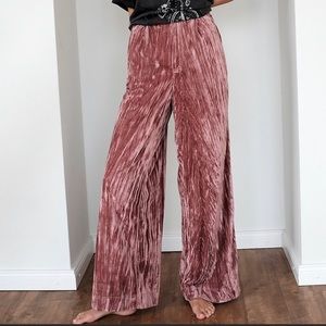 Free people runaway velvet pant